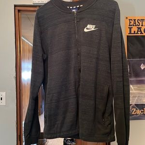 Nike Mens Gray Zip-up Jacket